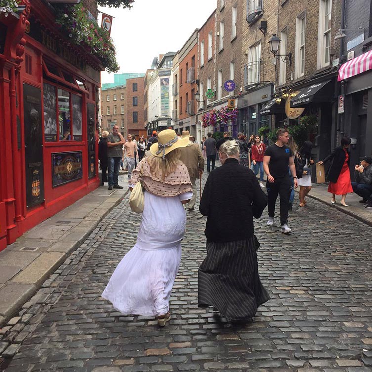 Calles de Dublín en Bloomsday