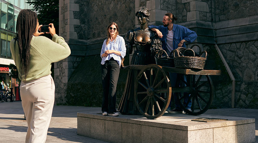 La estatua de Molly Malone: la más icónica de Dublín
