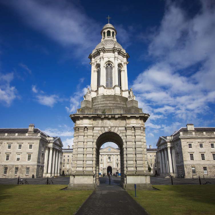 Trinity College de Dublín en Irlanda